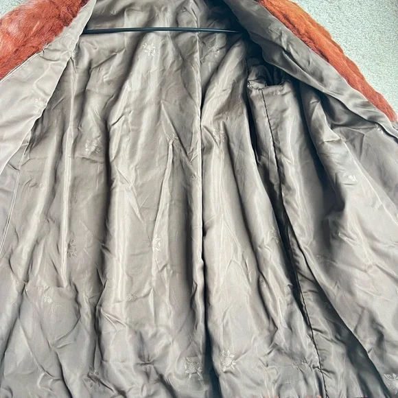 Vintage Luxurious Brown  Natural mink Fur Coat - Picture 6 of 6